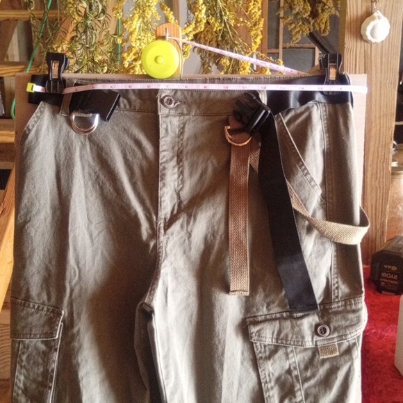 Women's Olive Cargo Pants Hesperus - Picture 4 of 8